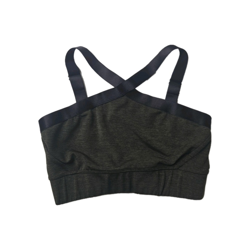 Heroine Sport X Bra Top Green/Black USA‎ Medium M Adjustable Straps